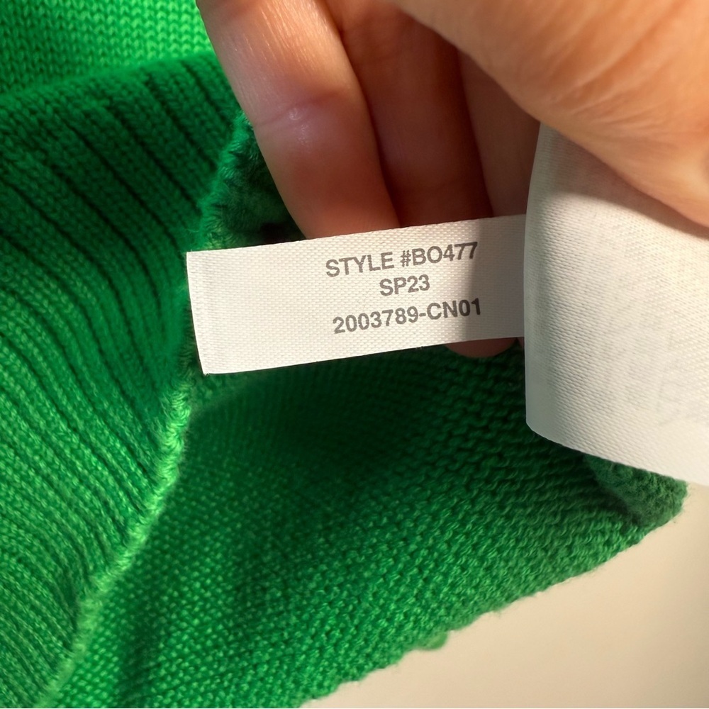 Crewcuts 100% Cotton Green Roll Neck Sweater Size 10-11 - Picture 6 of 7
